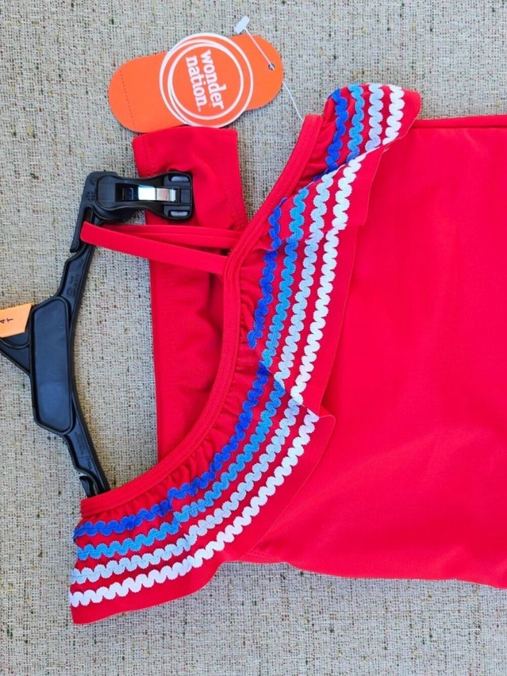 Wonder Nation Toddler Girls Swimsuit Ruffle Tankini Swim Set 2-Piece Size 4T NWT - Picture 8 of 12